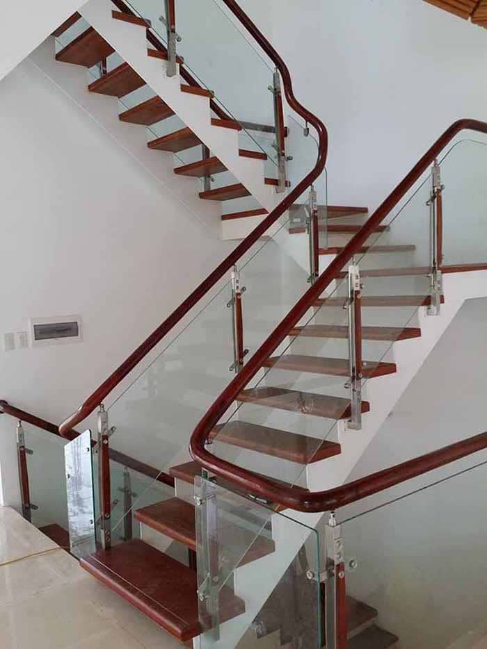 Tay vịn nhựa cầu thang bằng nhựa giả gỗ giá rẻ