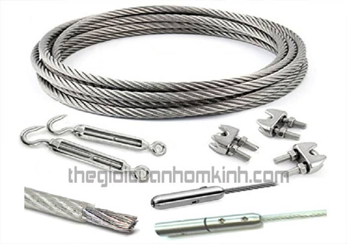 Dây cáp và phụ kiện căng cáp lan can