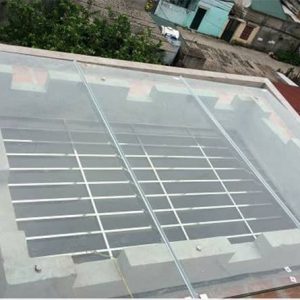 Thiết kế mái kính lấy sáng đơn giản
