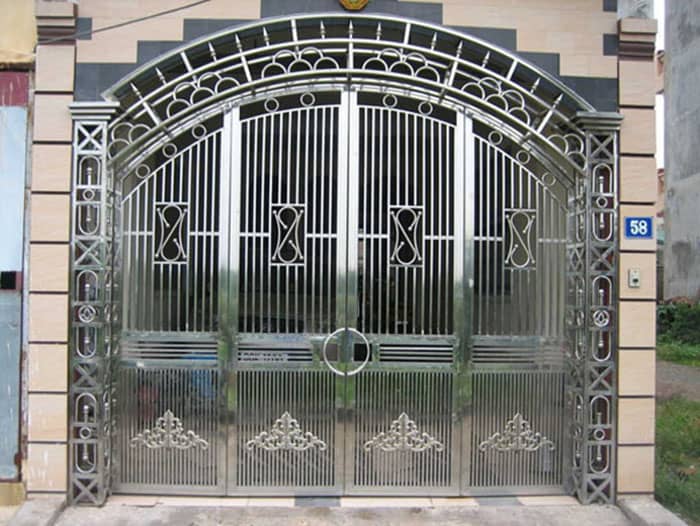 Cổng inox có nhiều mẫu thiết kế và ưu điểm vượt trội