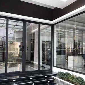 Lắp đặt cửa nhôm xingfa 4 cánh kính nẹp hoa đồng đẹp