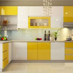 Vách kính ốp bếp tạo không gian hiện đại và sang trọng
