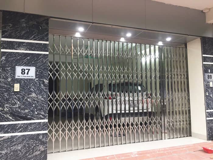 Cửa xếp inox giải pháp cửa kéo hiện đại
