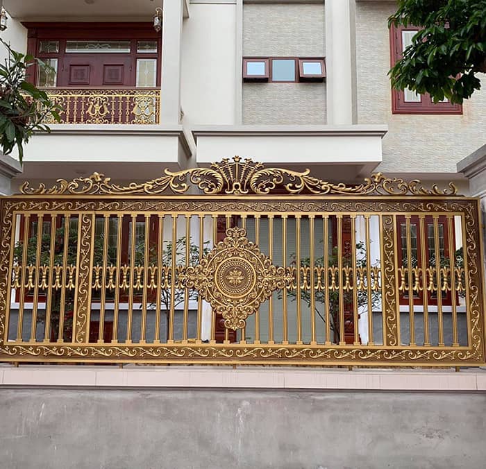 Hàng rào và lan can nhôm đúc việt pháp