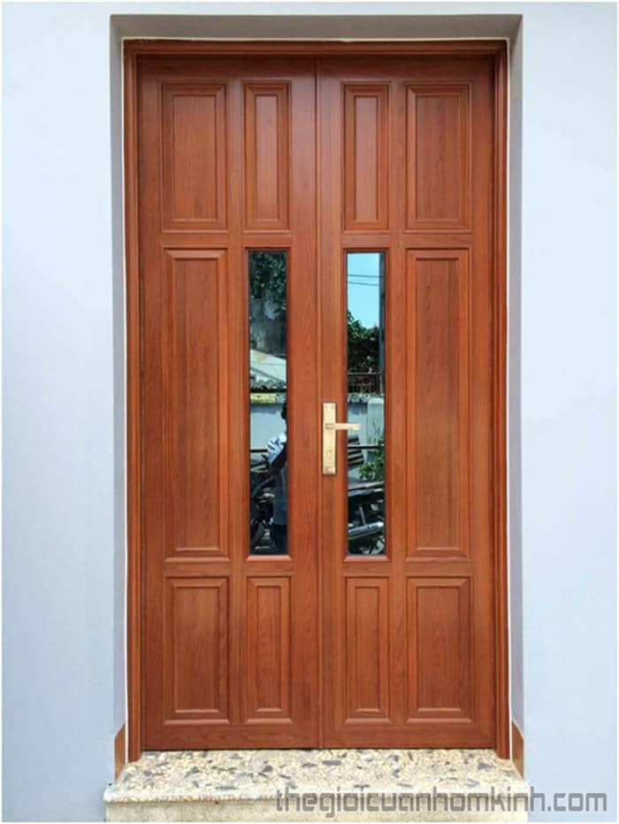 Cửa đi 2 cánh hệ 1000 chia ô