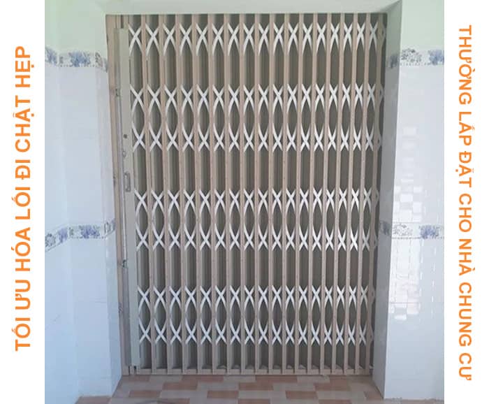 Cửa sắt kéo 1 cánh