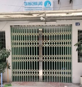 Cửa xếp trượt sắt