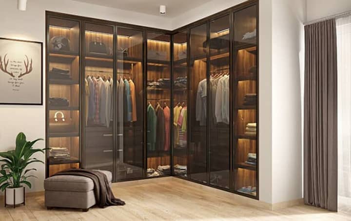 Sử dụng tủ quần áo âm tường cánh lùa của Thegioicuavip phù hợp nhiều không gian nội thất