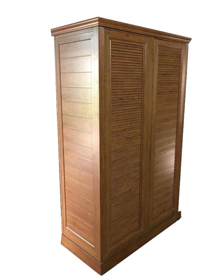 Mẫu tủ quần áo nhôm Omega 2 cánh
