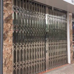 Gia công cửa kéo inox cho nhà biệt thự tại hà nội