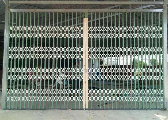 Thi công cửa kéo không lá nhà xưởng sản xuất