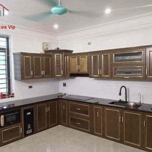Tủ bếp nhôm omega giá bao nhiêu tại Thế giới cửa vip?